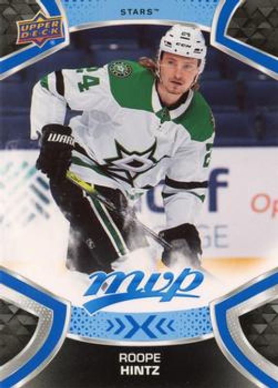 Roope Hintz 2021 Upper Deck MVP #122 Blue RAW