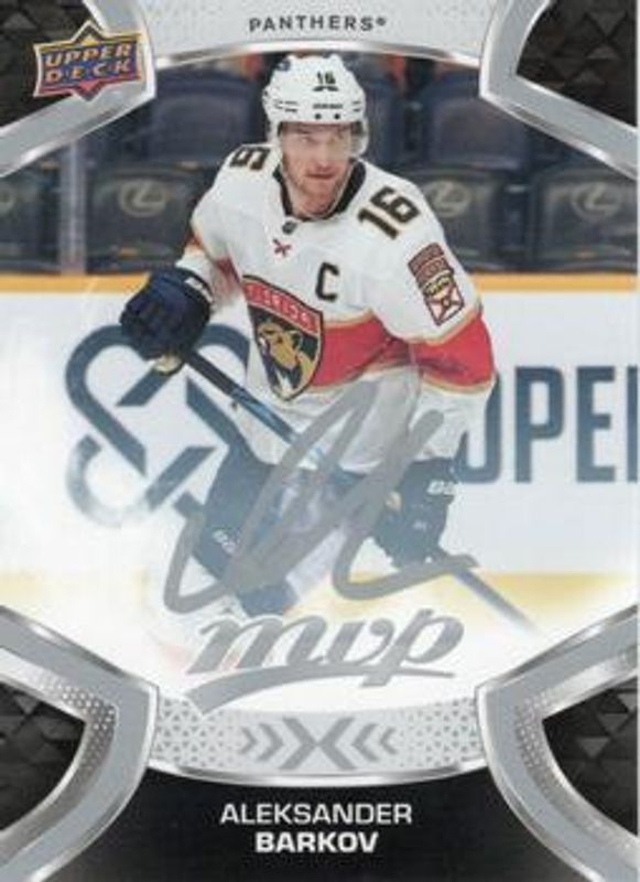 Aleksander Barkov 2021 Upper Deck MVP #204 Silver Script RAW