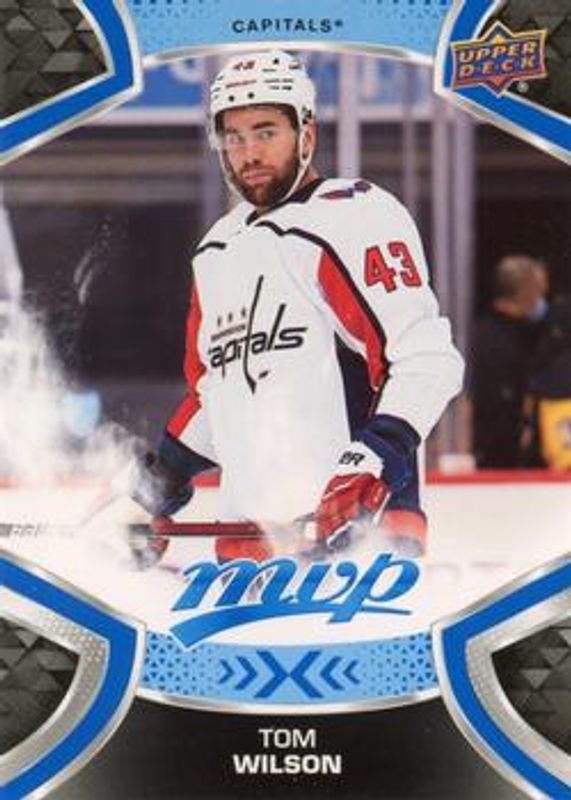 Tom Wilson 2021 Upper Deck MVP #143 Blue RAW