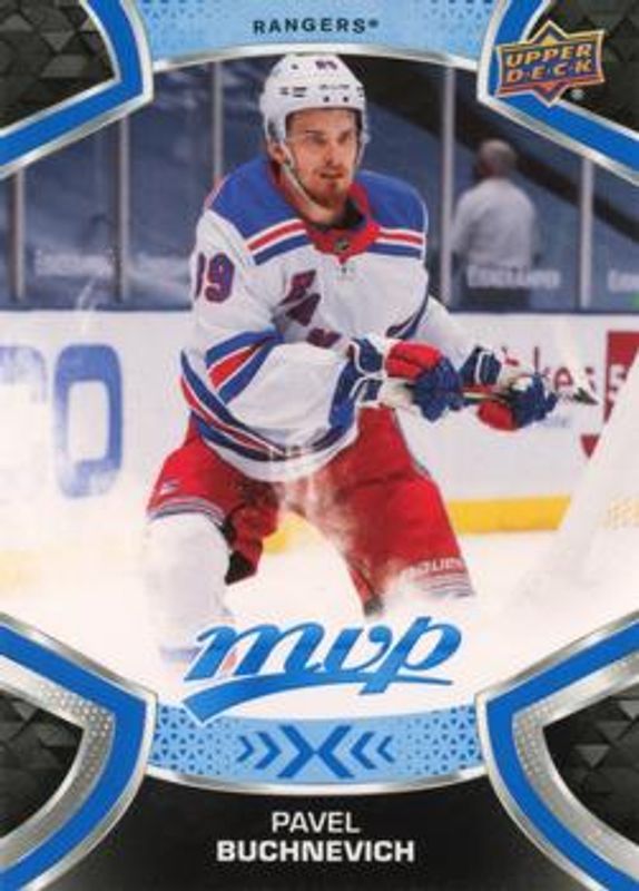 Pavel Buchnevich 2021 Upper Deck MVP #83 Blue RAW