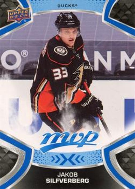 Jakob Silfverberg 2021 Upper Deck MVP #133 Blue RAW