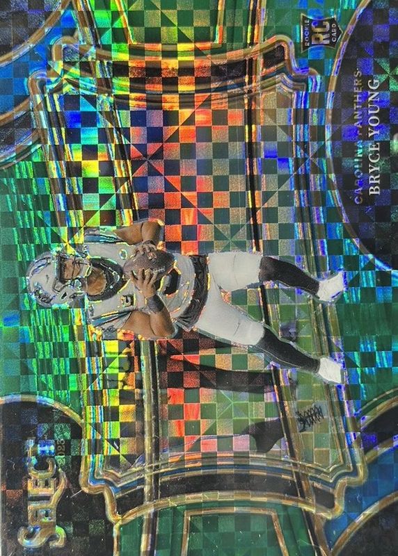 Bryce Young 2023 Select #313 Field Level Green /5 Rookie RAW