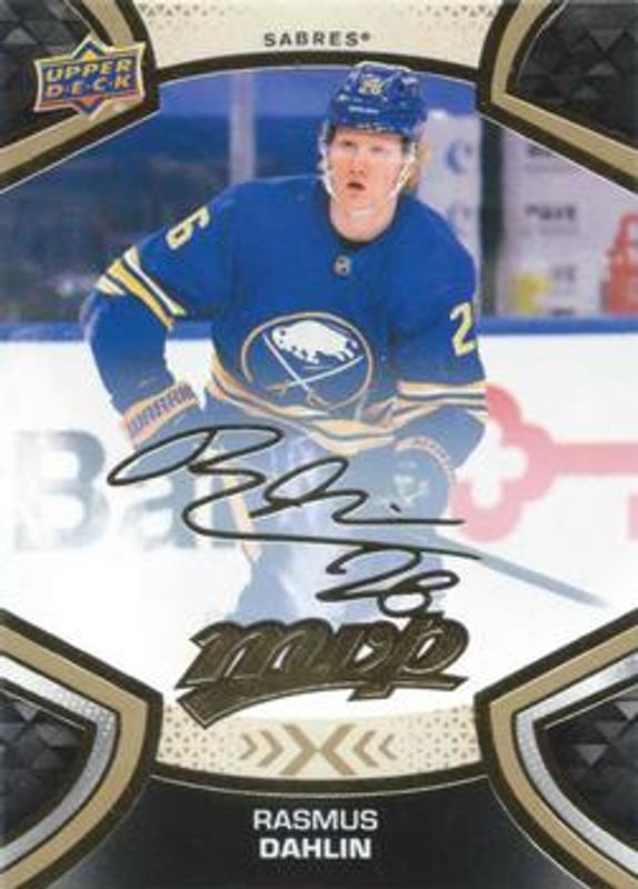 Rasmus Dahlin 2021 Upper Deck MVP #22 Gold Script RAW