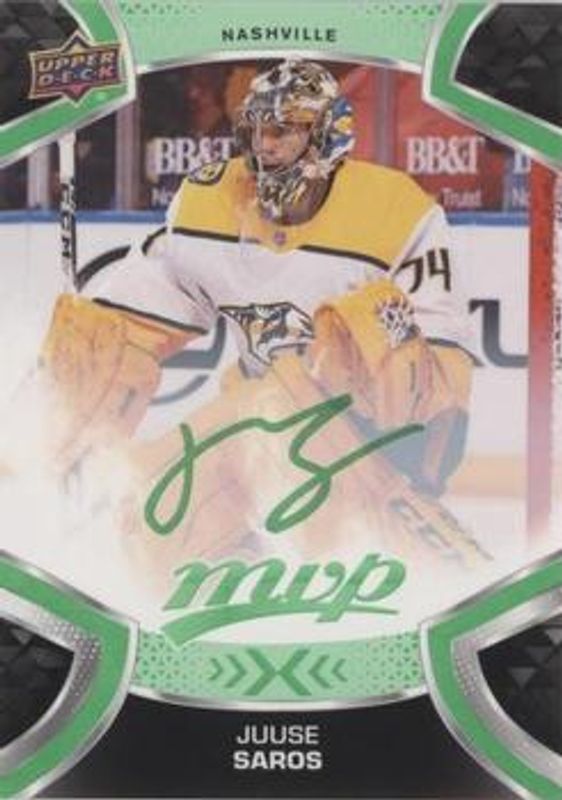 2021 Upper Deck MVP #95 Green Script