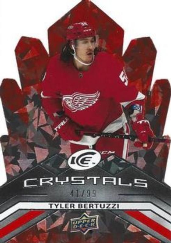 2021 Upper Deck Ice #IC-33 Ice Crystals - Orange /99