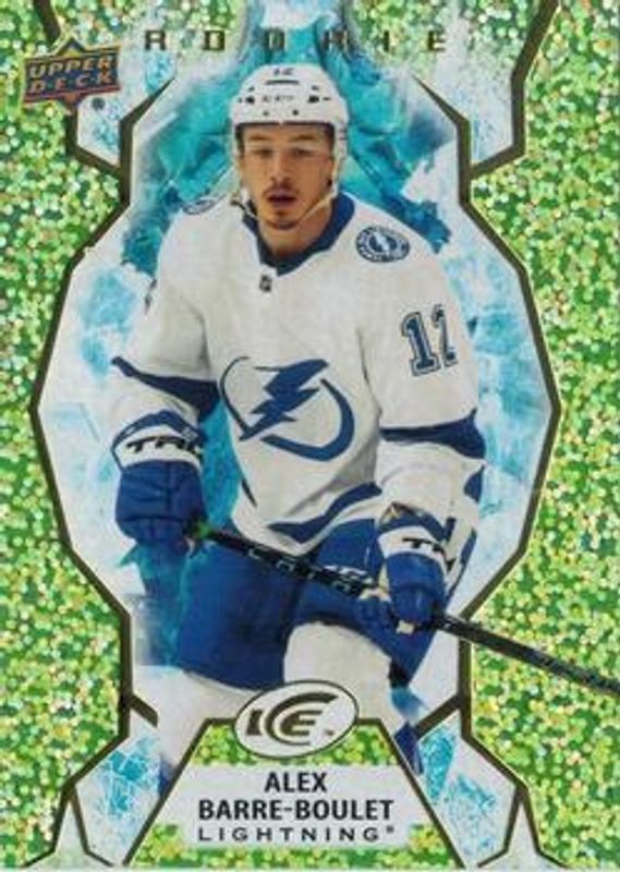 Alex Barre-Boulet 2021 Upper Deck Ice #103 Green /799 Rookie RAW