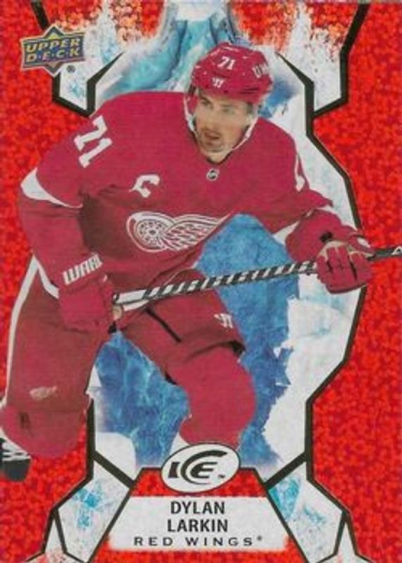 Dylan Larkin 2021 Upper Deck Ice #54 Orange RAW