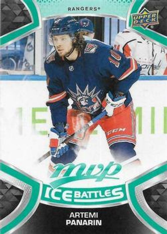 Artemi Panarin 2021 Upper Deck MVP #200 Ice Battles RAW