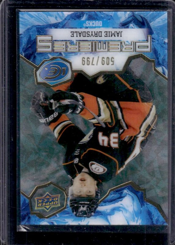 Jamie Drysdale 2021 Upper Deck Ice #244 Green /799 Rookie RAW