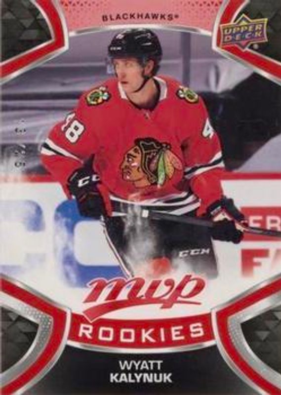 Wyatt Kalynuk 2021 Upper Deck MVP #222 Pack War Leaderboard Achievement - Red Rookie RAW