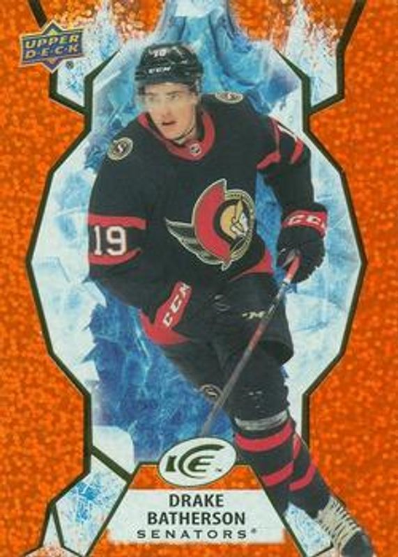 Drake Batherson 2021 Upper Deck Ice #7 Orange RAW