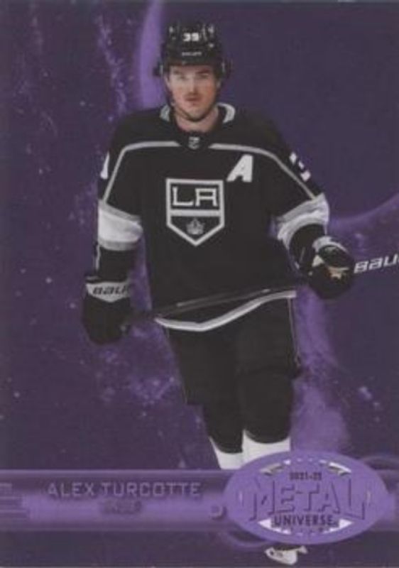 Alex Turcotte 2021 Metal Universe #R-43 1997 Retro Rookies - Purple Spectrum /199 RAW