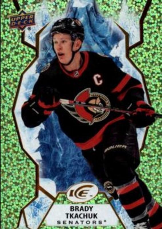 2021 Upper Deck Ice #99 Green /799