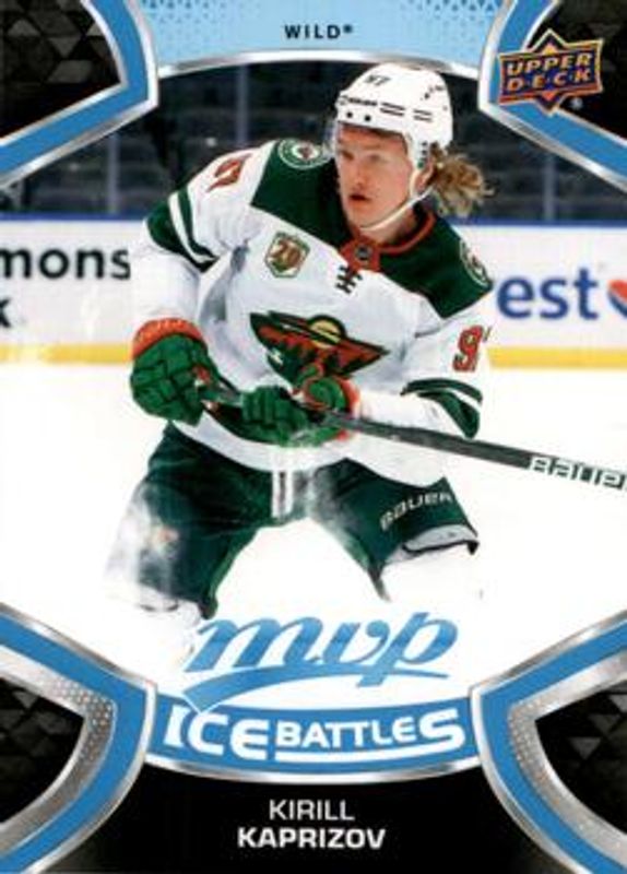Kirill Kaprizov 2021 Upper Deck MVP #218 Ice Battles RAW