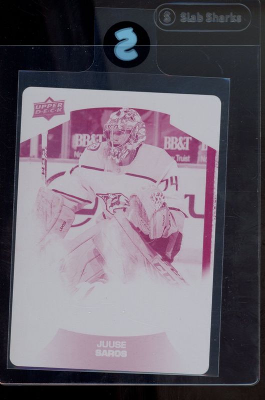 2021 Upper Deck MVP #95 Printing Plates Magenta /1