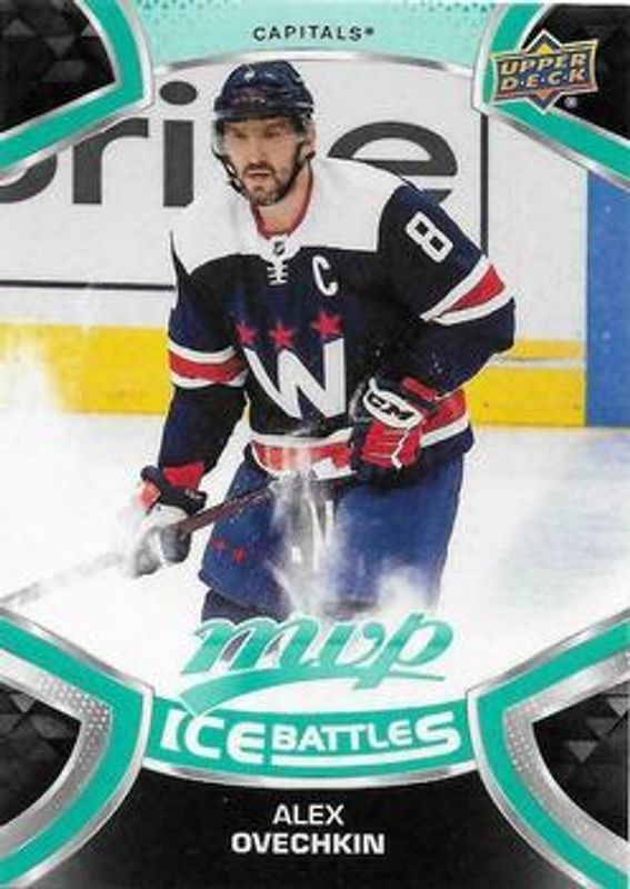 Alexander Ovechkin 2021 Upper Deck MVP #100 Ice Battles RAW