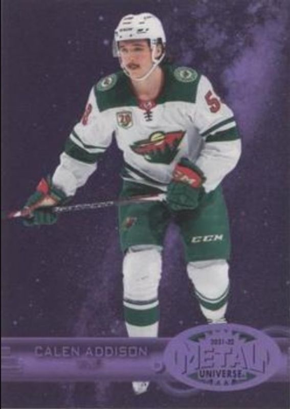 Calen Addison 2021 Metal Universe #R-8 1997 Retro Rookies - Purple Spectrum /199 RAW
