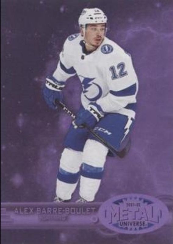 Alex Barre-Boulet 2021 Metal Universe #R-17 1997 Retro Rookies - Purple Spectrum /199 RAW