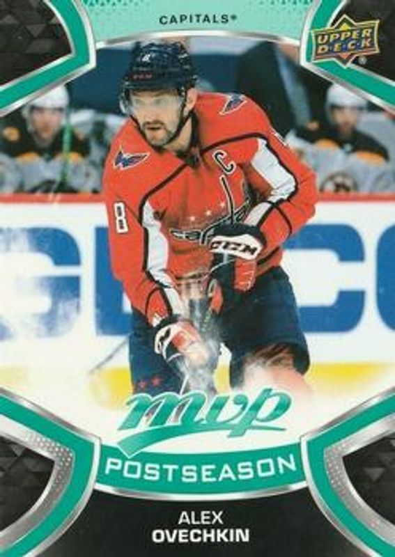 Alexander Ovechkin 2021 Upper Deck MVP #PS4 Postseason RAW
