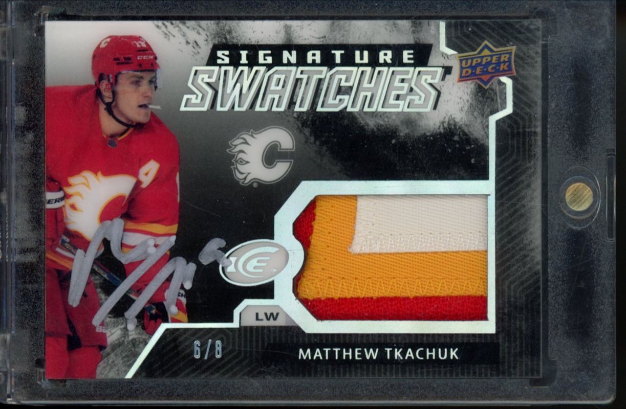 2021 Upper Deck Ice #SS-MT Signatures Swatches - Black /8