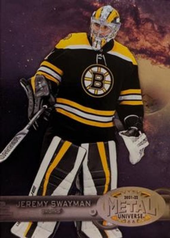 Jeremy Swayman 2021 Metal Universe #R-5 1997 Retro Rookies RAW