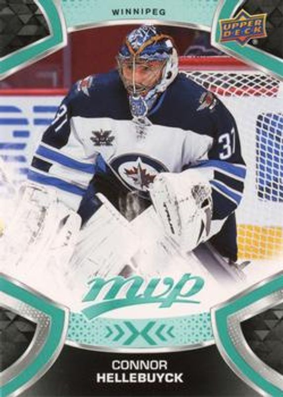 Connor Hellebuyck 2021 Upper Deck MVP #155 Base RAW