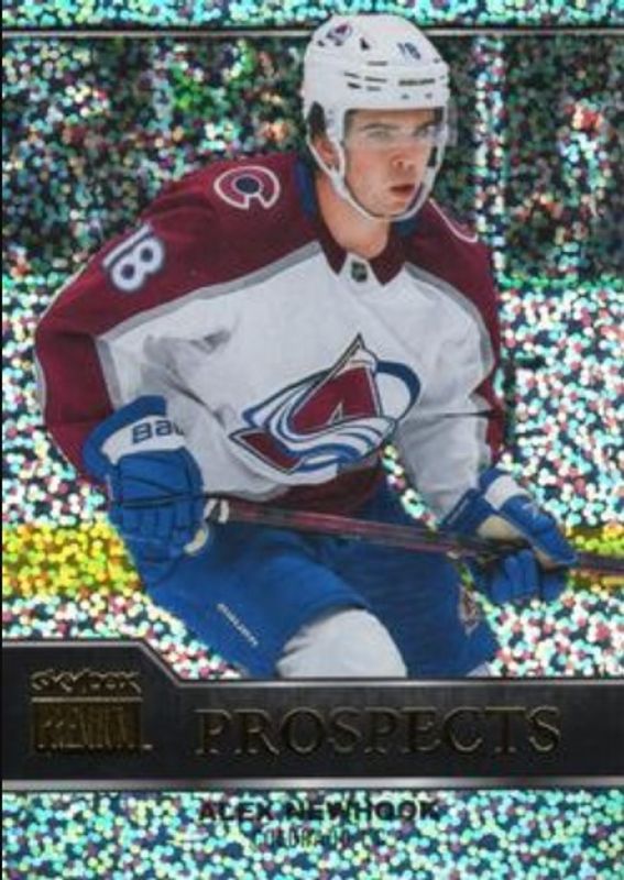 Alex Newhook 2021 Metal Universe #PP-30 Skybox Premium Prospects Sapphire Rookie RAW