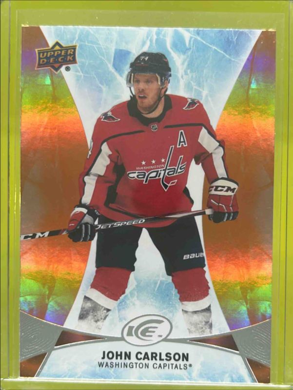 2021 Upper Deck Ice #58 2020 - Orange