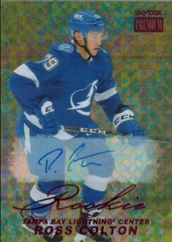 Ross Colton 2021 Metal Universe #PP-45 Skybox Premium Prospects 1998 Retro Autographs Rookie RAW