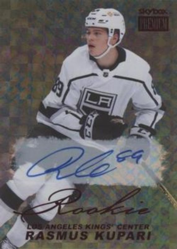 Rasmus Kupari 2021 Metal Universe #PP-37 Skybox Premium Prospects 1998 Retro Autographs Rookie RAW