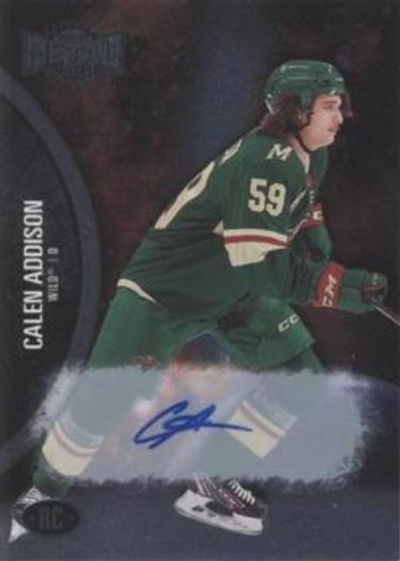 Calen Addison 2021 Metal Universe #162 Autographs Silver /299 Rookie RAW