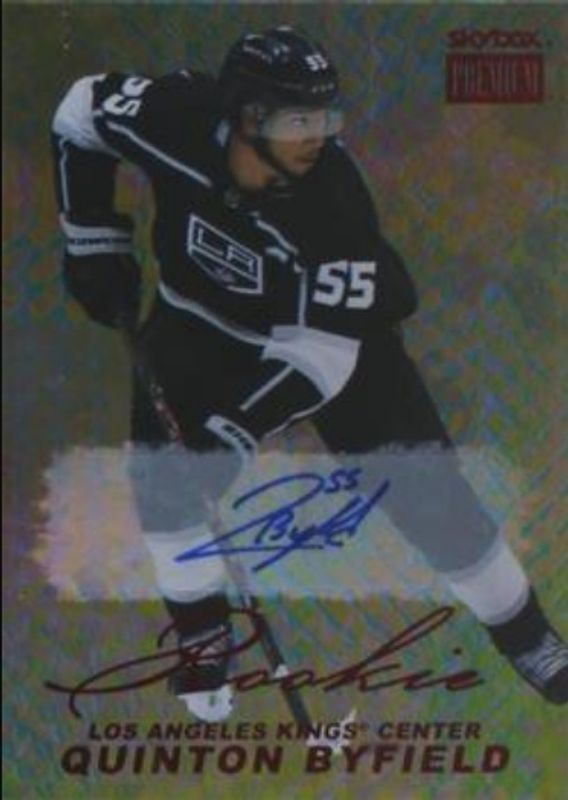 Quinton Byfield 2021 Metal Universe #PP-50 Skybox Premium Prospects 1998 Retro Autographs Rookie RAW