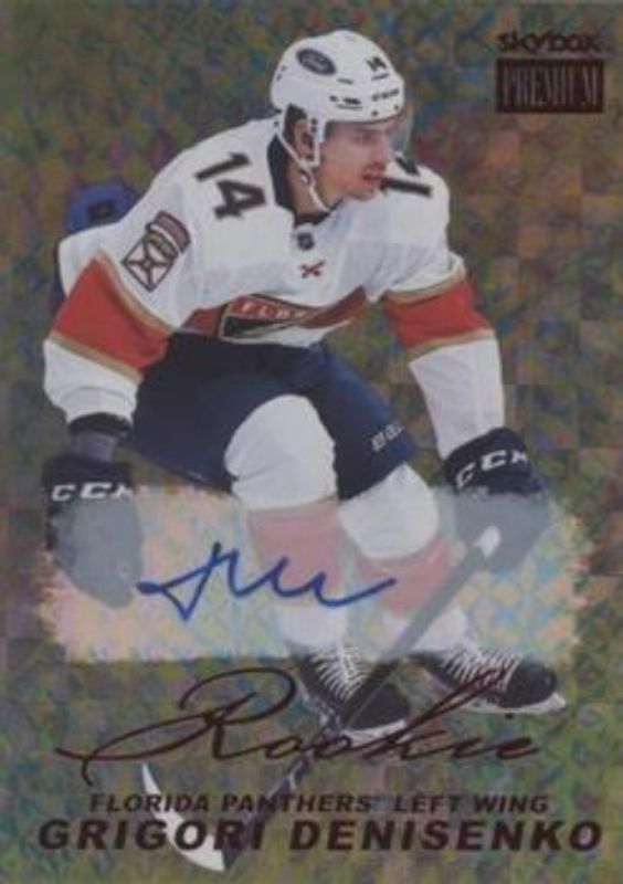 Grigori Denisenko 2021 Metal Universe #PP-48 Skybox Premium Prospects 1998 Retro Autographs Rookie RAW