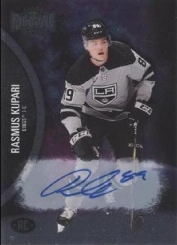 Rasmus Kupari 2021 Metal Universe #173 Autographs Silver /299 Rookie RAW
