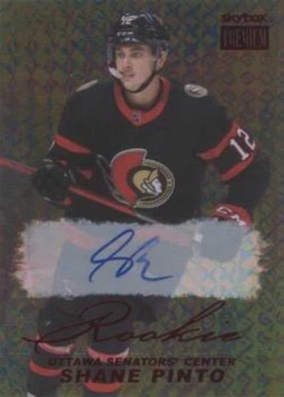Shane Pinto 2021 Metal Universe #PP-28 Skybox Premium Prospects 1998 Retro Autographs Rookie RAW