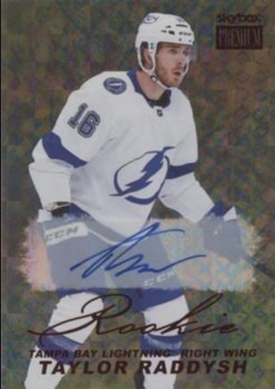 Taylor Raddysh 2021 Metal Universe #PP-17 Skybox Premium Prospects 1998 Retro Autographs Rookie RAW