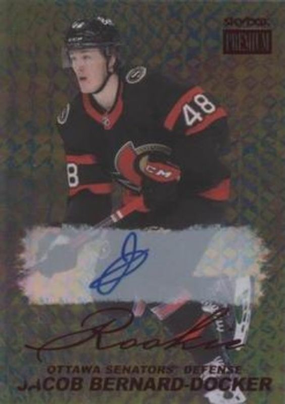 Jacob Bernard-Docker 2021 Metal Universe #PP-18 Skybox Premium Prospects 1998 Retro Autographs Rookie RAW