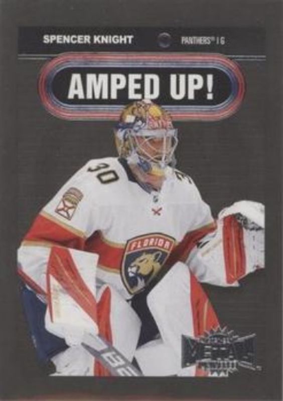 Spencer Knight 2021 Metal Universe #AU-16 Amped Up Rookie RAW