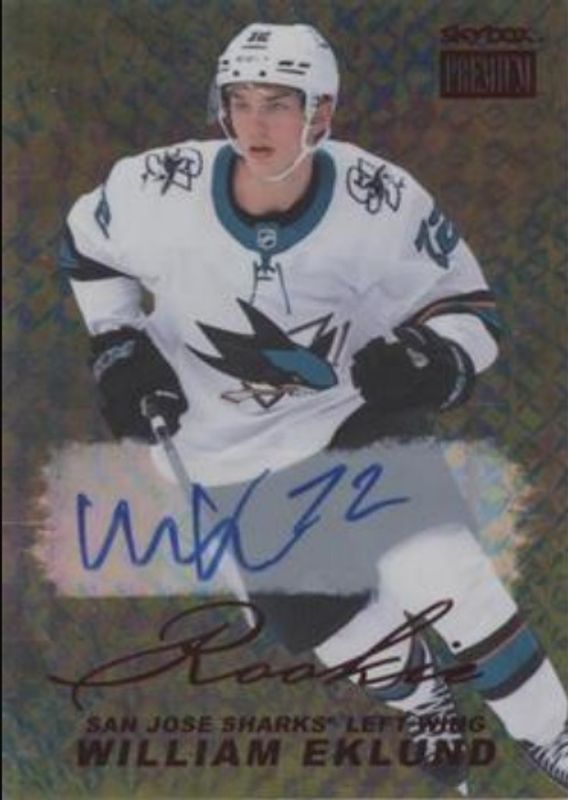 William Eklund 2021 Metal Universe #PP-16 Skybox Premium Prospects 1998 Retro Autographs Rookie RAW