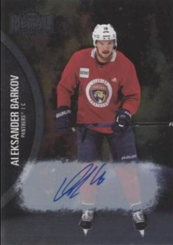 Aleksander Barkov 2021 Metal Universe #109 Autographs Silver /299 RAW