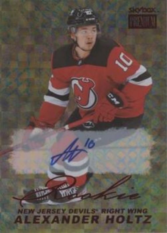 Alexander Holtz 2021 Metal Universe #PP-41 Skybox Premium Prospects 1998 Retro Autographs Rookie RAW