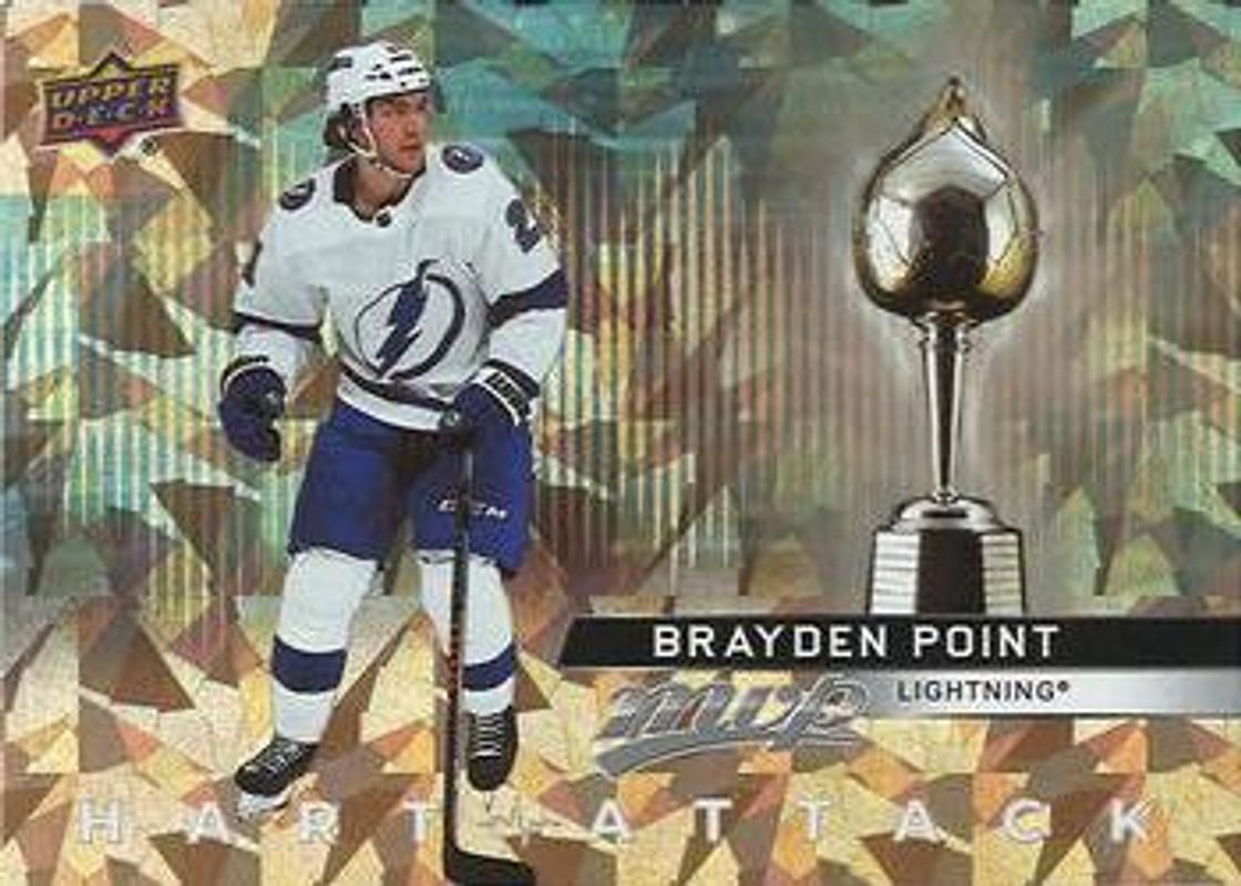 Brayden Point 2021 Upper Deck MVP #HA-11 Hart Attack - Gold RAW