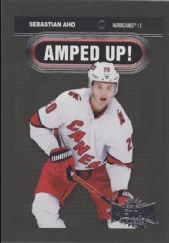 Sebastian Aho 2021 Metal Universe #AU-11 Amped Up RAW