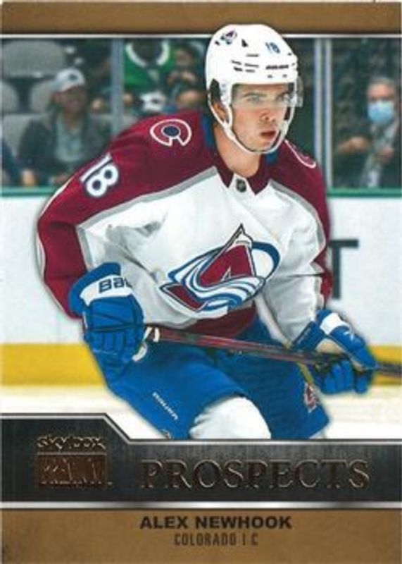 Alex Newhook 2021 Metal Universe #PP-30 SkyBox Premium Prospects Rookie RAW