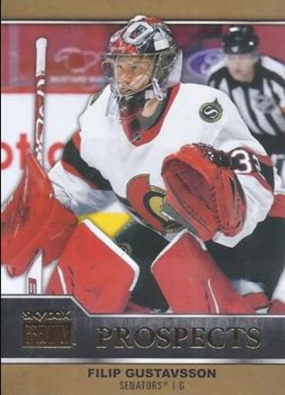 Filip Gustavsson 2021 Metal Universe #PP-27 SkyBox Premium Prospects Rookie RAW