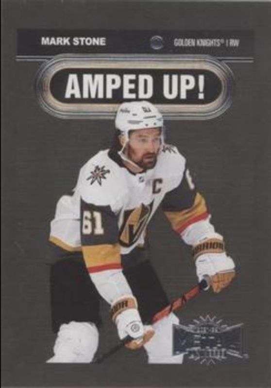 Mark Stone 2021 Metal Universe #AU-4 Amped Up RAW