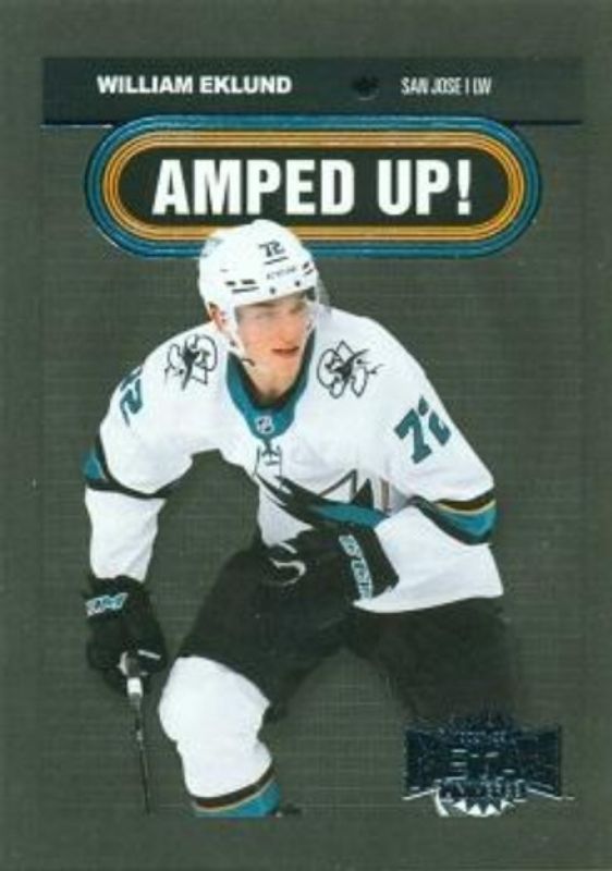 William Eklund 2021 Metal Universe #AU-27 Amped Up Rookie RAW
