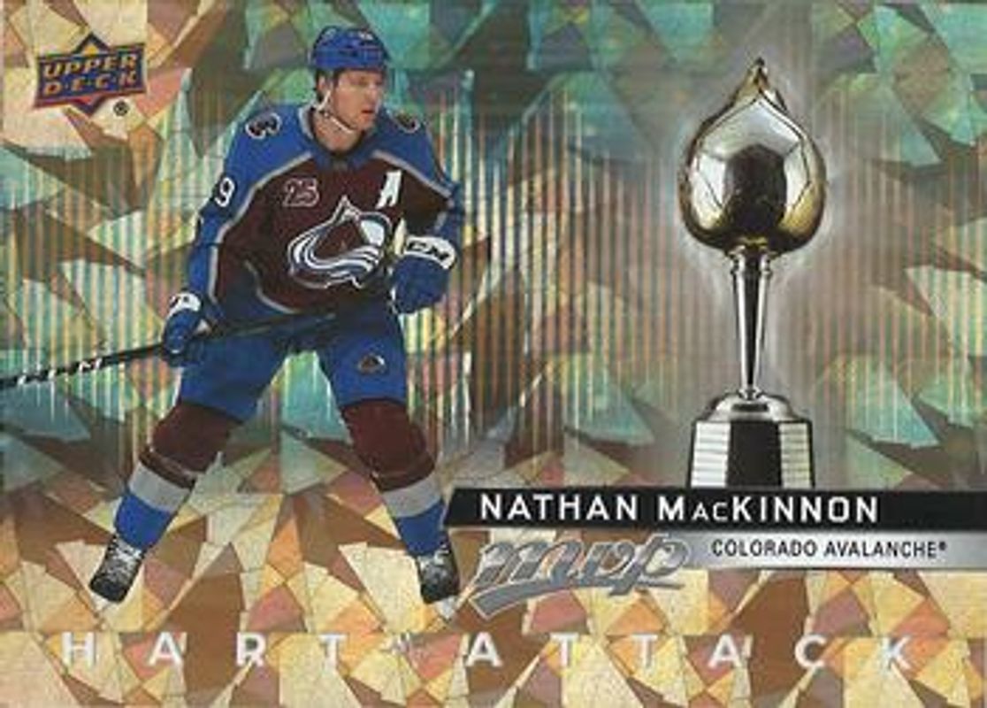 Nathan MacKinnon 2021 Upper Deck MVP #HA-4 Hart Attack - Gold RAW