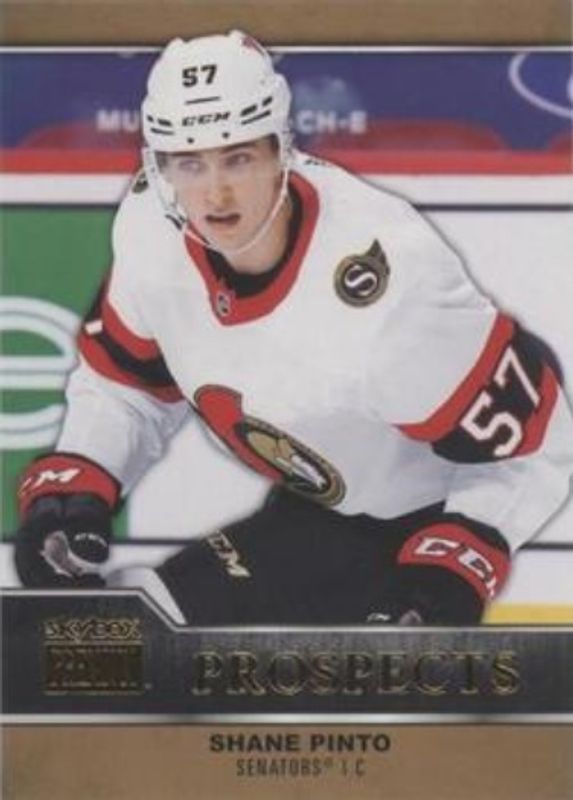 Shane Pinto 2021 Metal Universe #PP-28 SkyBox Premium Prospects Rookie RAW