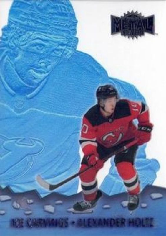 Alexander Holtz 2021 Metal Universe #IC-22 Ice Carvings Rookie RAW